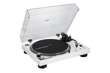 Audio-Technica AT-LP120XBTUSBWH Direktangetriebener Plattenspieler (Bluetooth & USB) weiß
