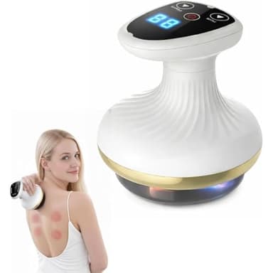 Vacuvia Cellulite Massager 4-in-1 – Vakuum Massagegerät mit Wärmetherapie & LED-Licht, Anti-Cellulite Gerät für Körperstraffung, Lymphdrainage & Durchblutung
