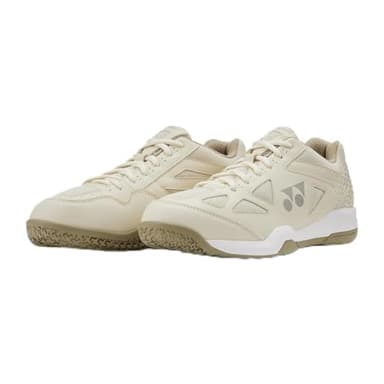 YONEX Power Cushion Strider RAY – Herren Badmintonschuh beige Gr. 43 – Leichter Indoor Hallenschuh mit Power Cushion Dämpfung, Grip & Stabilität – ideal für Training & Turnier
