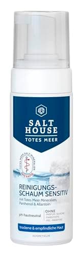 Salthouse Totes Meer Therapie Reinigungsschaum Sensitiv, sanft reinigend, mit Panthenol und Allantoin für empfindliche Gesichtshaut,150ml