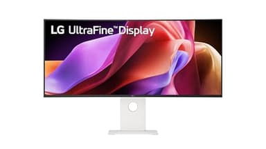 LG UltraWide 40U990A-W.AEU (40 Zoll) 21:9 Curved 5K2K Nano IPS Black Monitor, 120Hz, AMD FreeSync™ Premium, DisplayHDR™ 600, 2X Thunderbolt 5 (96W), 2X HDMI 2.1, Weiß
