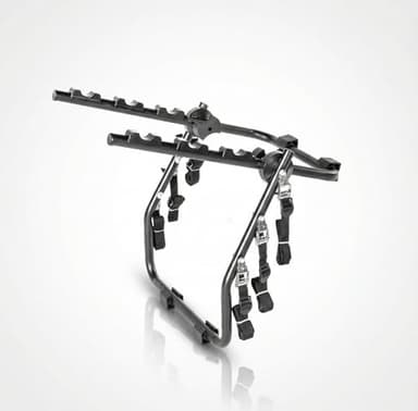 VDP universal Fahrradträger Travel - Heckfahrradträger Heckklappenträger Auto - für 3 Fahrräder - für Kofferraumklappe