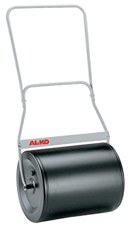 AL-KO Gartenwalze GW 50, 50 cm Arbeitsbreite, Gewicht mit Sandfüllung 108 kg oder mit Wasser 62 kg, stabile Ausführung in Stahlblech, inkl. Schmutzabstreifer
