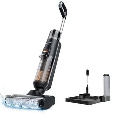 Hearten Nass Trockensauger, Selbstreinigung, Saugwischer Smart 3 in 1, Staubsauger mit Wischfunktion, Selbstfahrendes Design, Extrem Leicht, für Hartböden, Tierhaare. Floor Scrubber
