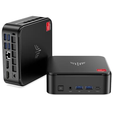 NiPoGi E3B Mini PC W-11 Pro ΑΜD Ryzen 5 7430U(Max 4.3GHz,6C/12T,Besser Als 5500U/5675U),16GB RAM+512GB SSD,Desktop PC WiFi 6/BT 5.2/4K Triple Display/VESA Unterstützt Mini-Computer für Büro