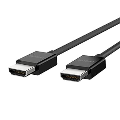 Belkin Hochwertiges Ultra-Highspeed HDMI-2.1-Kabel, 4K/Dolby Vision HDR, optimale Wiedergabe von Apple TV, 2,2 m – Schwarz