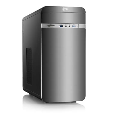 Basic Gaming PC mit Windows 11 Home | AMD Ryzen 5 PRO 5655G 6x3.9GHz | AMD Radeon | 500GB M.2 NVMe | 16GB DDR4 RAM | WLAN, Computer für Zocker, Gamer Desktop Rechner zum Spielen | A10010