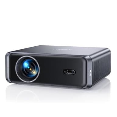 Smart Beamer kompatibel mit Netflix-App & Dolby, Autofokus/Trapezkorrektur 1000 ANSI Beamer 4K Heimkino Unterstützt, WiFi6 Bluetooth Full HD 1080P Mini Projektor 4K für unterwegs/Outdoor