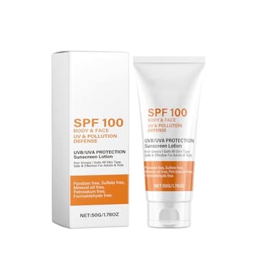 Altherona Sonnencreme Gesicht SPF100, Sunscreen für Gesicht & Körper, Anti-Aging Sonnenschutz Gesicht, Sonnenschutz Lotion, Sunscreen LSF 100 mit UVA/UVB-Schutz, Sun Cream, Nicht fettend