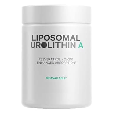 Liposomales Urolithin A – Verbesserte Bioverfügbarkeit verbessert die Muskelausdauer – Vegane Formel – Gentechnikfrei
