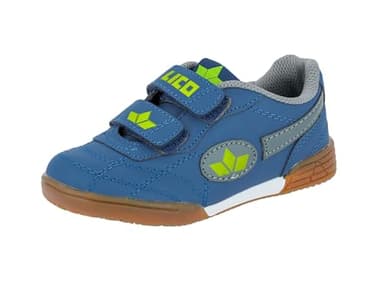 Lico Unisex Kinder Bernie V Hallenschuhe, Marine Grau Lemon, 28 EU