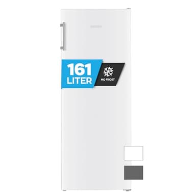 Heinrich´s Gefrierschrank 161L Volumen, Freezer, No-Frost Schutz, 3x Gefrierschubladen, 2x Schubfächer, LED-Display, wechselbarer Türanschlag, Alarmfunktion, Temperatur: -14°C~-22°C, Heinrich´s (weiß)