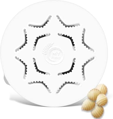 MY Pasta – Conchiglie Rigate S – Nudelmaschinen-Scheibenmatrizen | Advance Pasta-Scheibenmatrize für hausgemachte, kompatibel mit Philips Serie 7000 |