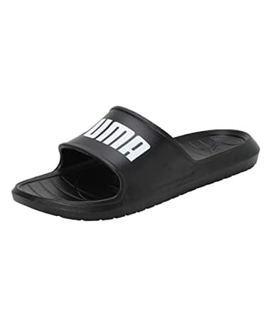 PUMA Unisex Divecat V2 Lite Flip-Flops, Puma Black Puma White, 43 EU