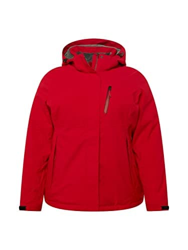 Killtec Damen Outdoorjacke Funktionsjacke mit abzippbarer Kapuze KOW 140 WMN Jckt wasserdicht, Winddicht, atmungsaktiv 00400-rot 40