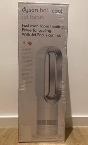 Dyson Hot + Cool AM09 Klimagerät mit Jet Focus Technologie inkl. Fernbedienung/Energieeffizienter Heizlüfter & Ventilator mit Sleep-Timer Funktion