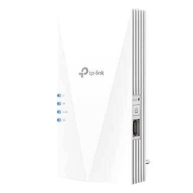 TP-Link RE700X WiFi 6 WLAN Verstärker Repeater AX3000, Dualband 2402MBit/s 5GHz + 574MBit/s 2,4GHz, MU-MIMO, Gigabit Port, Kompatibel mit Fritzbox