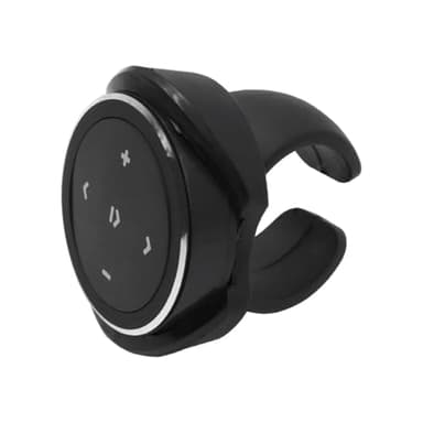 POFET Bluetooth-Fernbedienung - Lenkrad-Fernbedienung mit Bluetooth 4.0, Musiksteuerung und Unterstützung für Sprachassistenten - Kompatibel mit iOS und Android