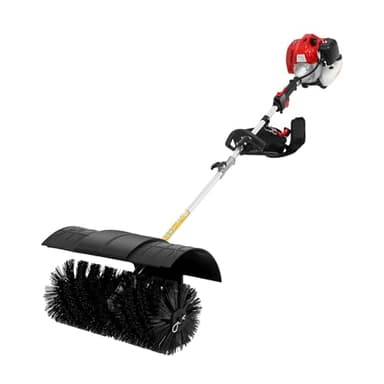 52CC 2,3 PS Besen Schneefr, Schneeschieber, Schneeräumer, Handkehrmaschine, Kehrbesen draußen, Straße Fegen Tool