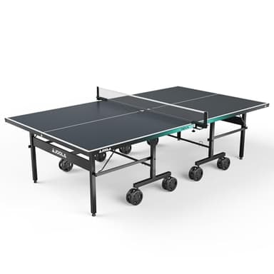 JOOLA Tischtennisplatte Nova 500A – Premium Outdoor Tischtennisplatte wetterfest klappbar mit Netzsystem & Rollen