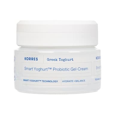 KORRES Smart Yoghurt™ Probiotische Gel-Creme mit griechischem Joghurt, Feuchtigkeitspflege für empfindliche Haut, feuchtigkeitsspendend, beruhigend, 40ml