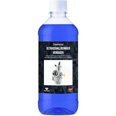 Cleanerist | 1L Ultraschallreiniger Vergaser - auch für Werkstatt, Autoteile - Konzentrat für Ultraschallgeräte zur Kfz-Reinigung von Motoren, Bremsanlagen, Wellen, Pumpen, Düsen – gegen Schmutz, Fett