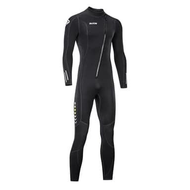 Ultra-Stretch-Neoprenanzug, 3 mm, Frontreißverschluss, Ganzkörper-Tauchanzug, Einteilig, für Männer und Frauen, Schnorcheln, Tauchen, Schwimmen, Surfen (Herren, XL)