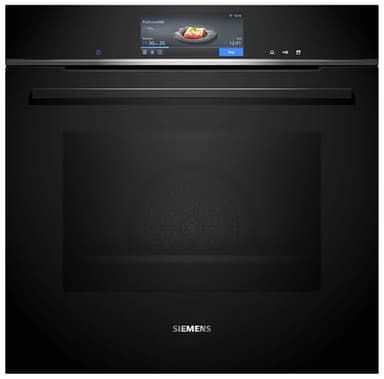 Siemens HS758G3B1 iQ700, Einbau-Dampfbackofen, 60 cm, Made in Germany, cookControl Pro alle Gerichte optimal zubereitet, Dampfgaren Plus schnell und gesund kochen, Bratenthermoter Plus, Home Connect