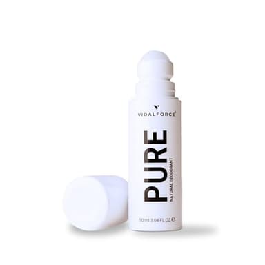 PURE Deoroller Ohne Aluminium I Parfümfrei I NEUE FORMEL XXL 90ml 100% Natürlichen & 71% Bio Inhaltsstoffen 100/100 In Yuka I Deo Ohne Aluminium Männer & Frauen
