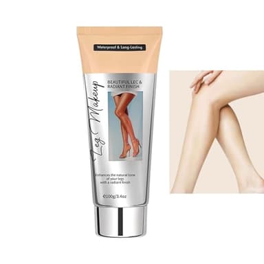 Clawrex Bein Make Up Wasserfest, Body Coverage Perfector für Bein, Wasserfest Körper und Bein Make Up, Abdeckcreme Für Krampfadern, Lang Anhaltend, Concealer, Flawless Skin Perfecting(Nature Brown)