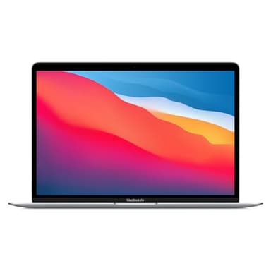 Apple MacBook Air 2020, M1 Chip mit 8-Core CPU und 10-Core GPU (13-Zoll, 8GB RAM, 128GB SSD-Speicher) QWERTZ Deutsch Silber (Generalüberholt)