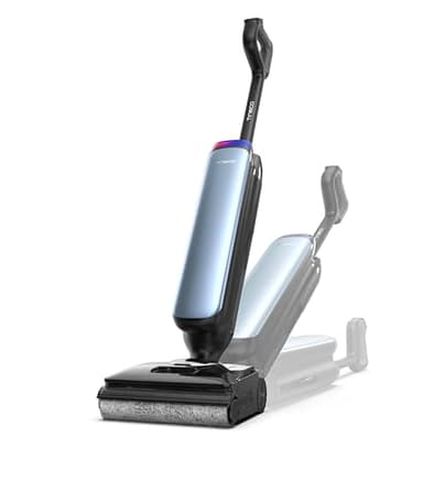 Tineco Floor One S9 Artist Stilvoller Nass Trockensauger, 22000Pa Nasssauger, 360° SmoothDrive, Anti-Tangle, 85°C Flashdry, 50Min Laufzeit, Beidseitige Reinigung, 180° Lay-Flat Staubsauger