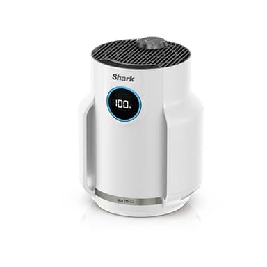 Shark NeverChange Luftreiniger für bis zu 5 Jahre, für Zuhause, Raumabdeckung 23 m2, kompakter Luftreiniger, HEPA-Filter, fängt 99,97% der Allergene, leise, LED-Display, Weiß HP072EUWH