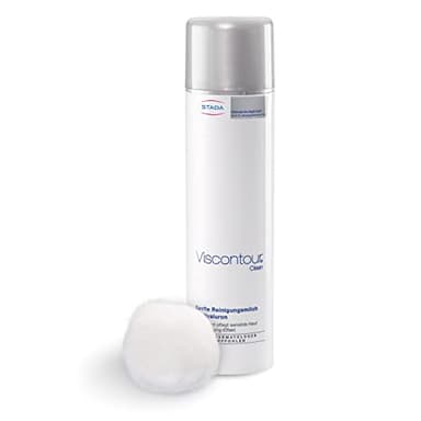 VISCONTOUR Clean - sanfte Reinigungsmilch mit Hyaluron - Anti-Aging Hautpflege - von Dermatologen empfohlen - 1 x 200 ml