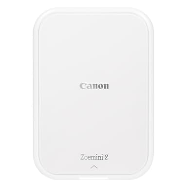 Canon Zoemini 2 perlweiß Mini Fotodrucker mobil tragbar unterwegs Hosentasche (Fotodruck 5x7,6 cm, kabelllos, für Smartphone + Tablet, eingebauter Akku, App, Bluetooth) [+ 10er Zink Druck-Set]