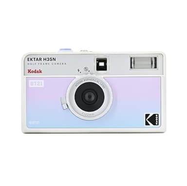 Kodak EKTAR H35N Halbrahmen-Filmkamera, 35 mm, wiederverwendbar, fokusfrei, Glühbirnenfunktion, eingebauter Sternfilter, beschichtetes verbessertes Objektiv (Film & AAA-Batterie sind Nicht im