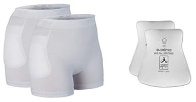 Suprima Set Hüftprotektor-Slip, 2 x 1-4900 und 1 x 2007 - Gr. M - weiss