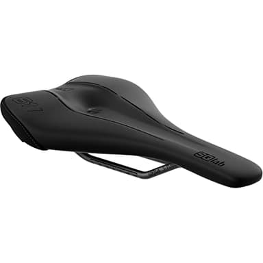 SQlab Sattel 611 ERGOWAVE® active 2.1, MTB Fahrradsattel, ergonomischer MTB Sattel, Fahrradsattel für Damen & Herren, Unisex, in schwarz
