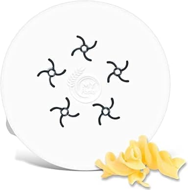 MY PASTA – Fusilli Bucati – Nudelmaschinen Matrize | Advance Pasta Scheibenmatrize für hausgemachte Nudeln kompatibel mit Philips Pastamaschine Serie 7000 | gedrehte Nudel Rolli