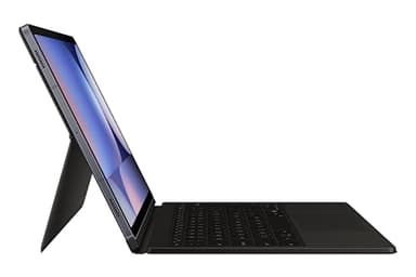 Samsung Book Cover Keyboard EF-DX825 für das Galaxy Tab S10+| Tab S9+| Tab S9 FE+ mit QWERTZ-Tastatur und AI-Taste, Zweiteilige Tablet-Hülle, schlankes Design, S Pen Fach, Schwarz