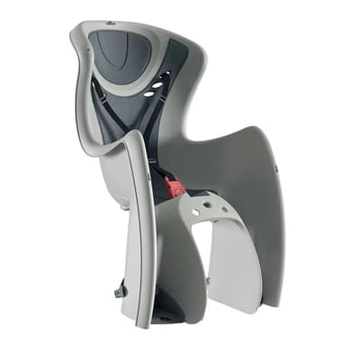 OKBABY Baby Shield - Fahrradsitz hinten für Kinder bis 22 kg - Befestigung am Gepäckträger - Grau