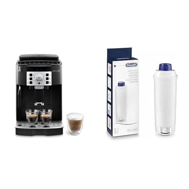 De'Longhi Magnifica S ECAM 22.110.B Schwarz mit Chromfinish and Wasserfilter