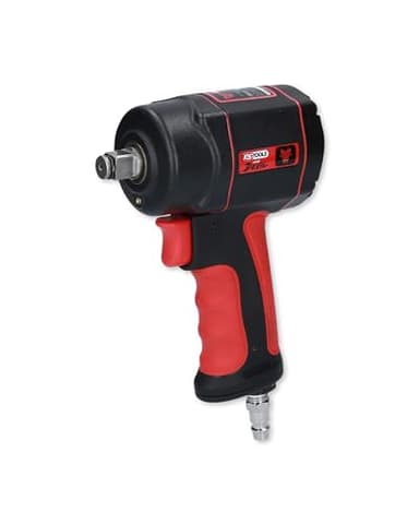 KS Tools Hochleistungs Schlagschrauber Druckluft miniDEVIL 1/2" 515.1315 I 3-fache Drehmomentvorwahl 210, 503, 755 Nm mit max. Löse-Drehmoment 1084 Nm I Zum Anziehen & Lösen von Schrauben
