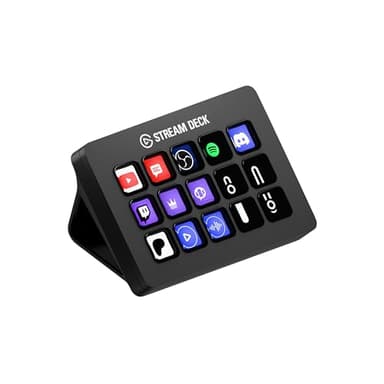 Elgato Stream Deck MK.2 – Studio-Controller, 15 Makrotasten, auslösen von Aktion in Apps und Software wie OBS, Twitch, YouTube und anderen, für Mac und PC