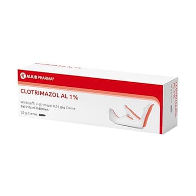ALIUD PHARMA Clotrimazol AL 1%, 20g Creme: Antimykotikum zur Behandlung von Hautpilz und Fußpilz