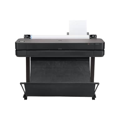 HP DesignJet T630 36 Zoll (91 cm 5HB11D), Großformatdrucker, Plotter, Standard A4-A0, 76 A1-Drucke/Stunde, Wi-Fi, Ethernet, USB, 2400x1200 DPI, Recyceltes Metall, 1 Jahr Garantie, Click, Schwarz