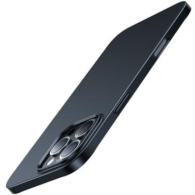 TORRAS 2025 Neu 0.07cm Dünn für iPhone 16 Pro Hülle Rundumschutz Exzellente Samtiger Griff [ wie das Original] Handyhülle iPhone 16 Pro Case Schutzhülle Slim Schwarz