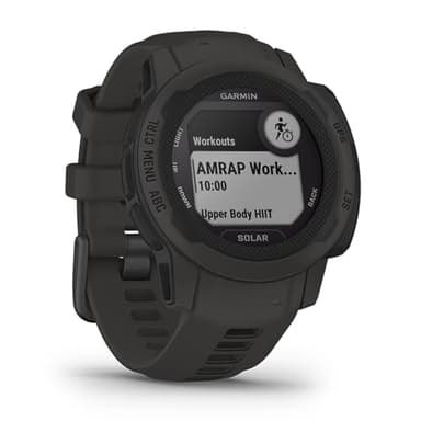 Garmin Instinct 2S Solar – schlanke GPS-Smartwatch mit bis zu 51 Tagen Akkulaufzeit, über 40 Sport-Apps, Pay, Trainingszustand, Fitnessalter oder Schlafanalyse