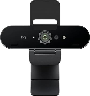 Logitech Brio Stream Webcam – Ultra 4K HD Videoanrufe, HD Auto Lichtkorrektur, Streaming, Schwarz