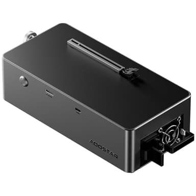 AOOSTAR AG02 eGPU Dockstation mit Oculink-Anschluss, Externe GPU Grafikkarten Dockingstation, USB4.0 Unterstützung 100W Rückwärtsstromversorgung, Eingebautes 800W Netzteil, für GPUs bis 350W